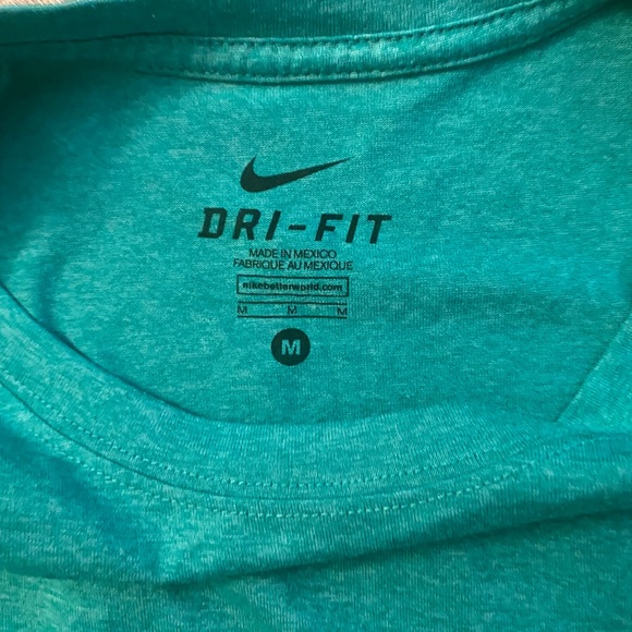 Nike dri-fit tee - Turquoise/green, M - Picture 4 of 4